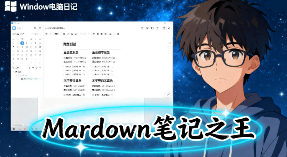 堪称是真正的“Markdown笔记之王”?!电脑日记笔记软件,支持跨平台使用,离线使用,完全免费维克日记